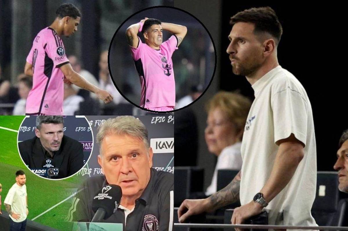 El motivo de la bronca de Messi con técnico de Monterrey y David Ruiz como villano en la Champions de Concacaf