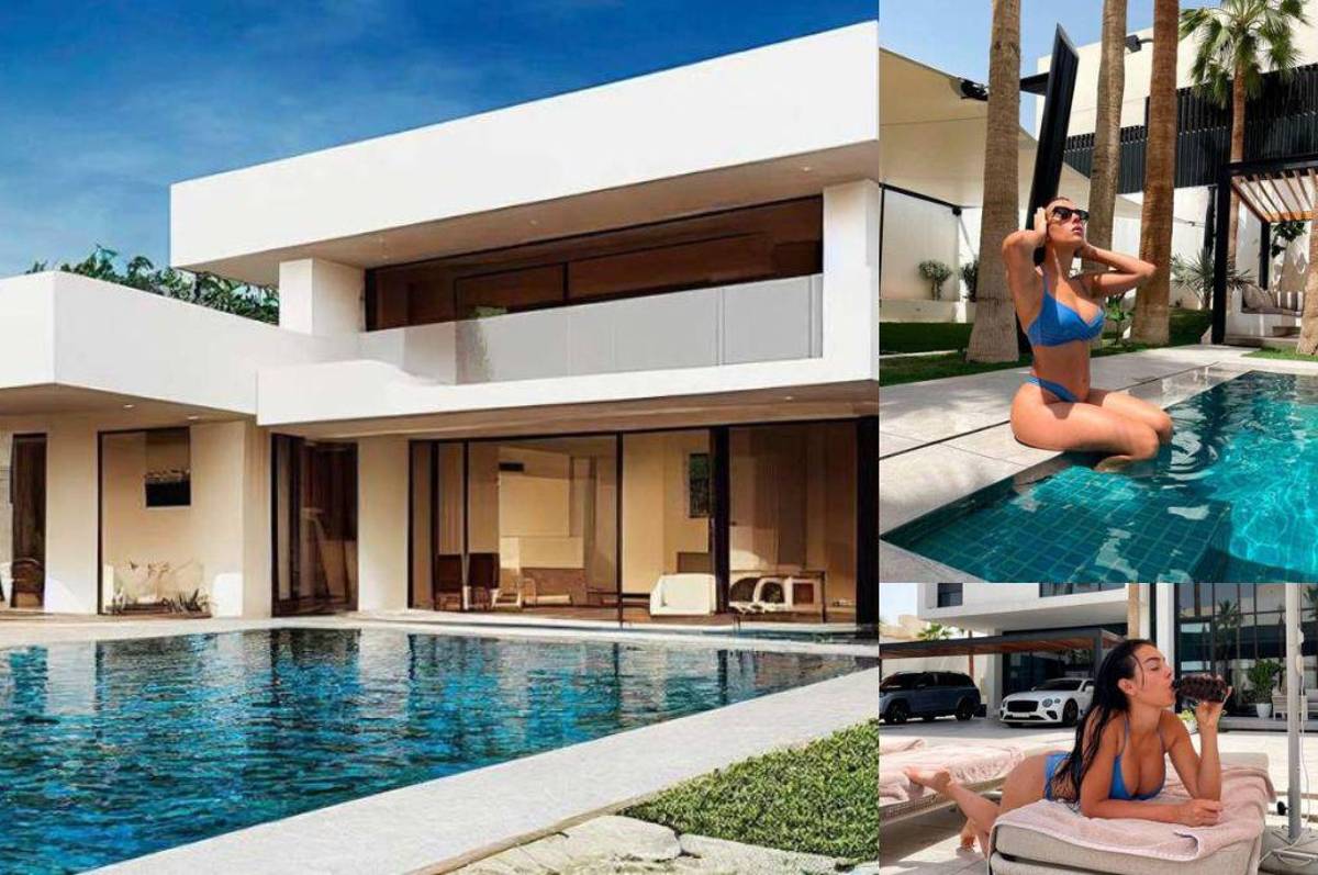 Georgina Rodríguez deslumbra de nuevo y cómo es su lujosa casa en la que vive con Cristiano en Arabia Saudita