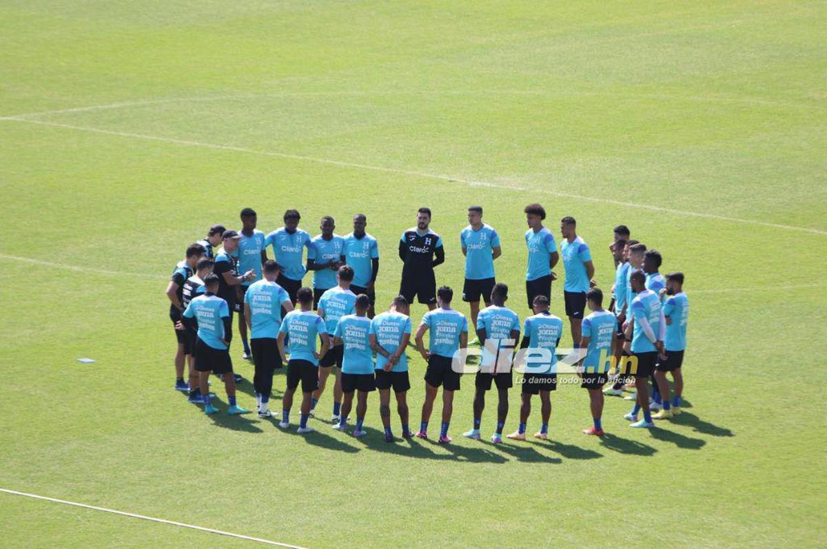 ¿Por qué no estuvo Reinaldo Rueda? Así fue el último entrenamiento de la Selección de Honduras en el Nacional