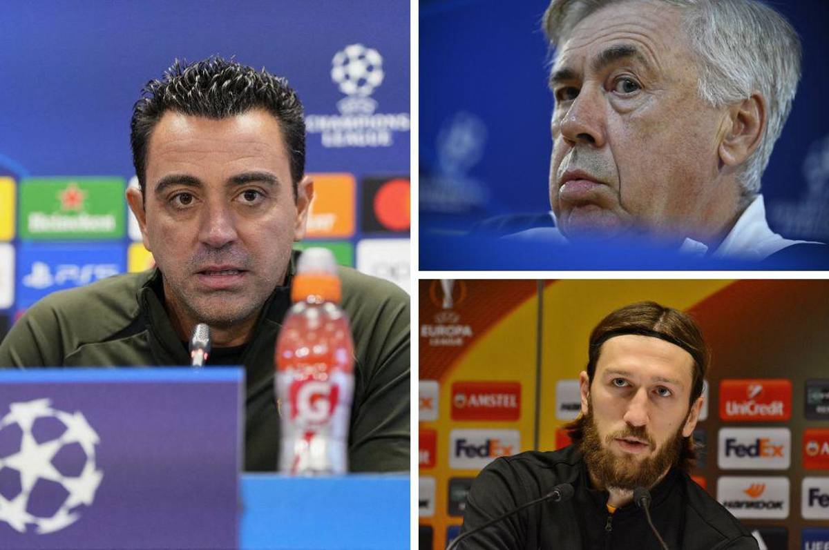 La respuesta de Xavi a Ancelotti sobre los árbitros y las inesperadas palabras a Chigrinsky previo a medirse a Shakhtar en Champions
