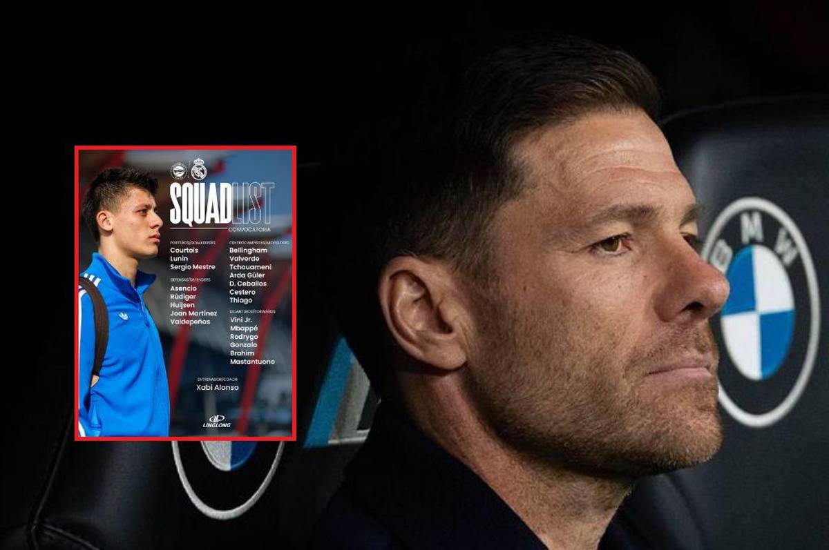 OFICIAL: Real Madrid confirma su sacudida convocatoria para el partido donde Xabi Alonso se juega su puesto como técnico