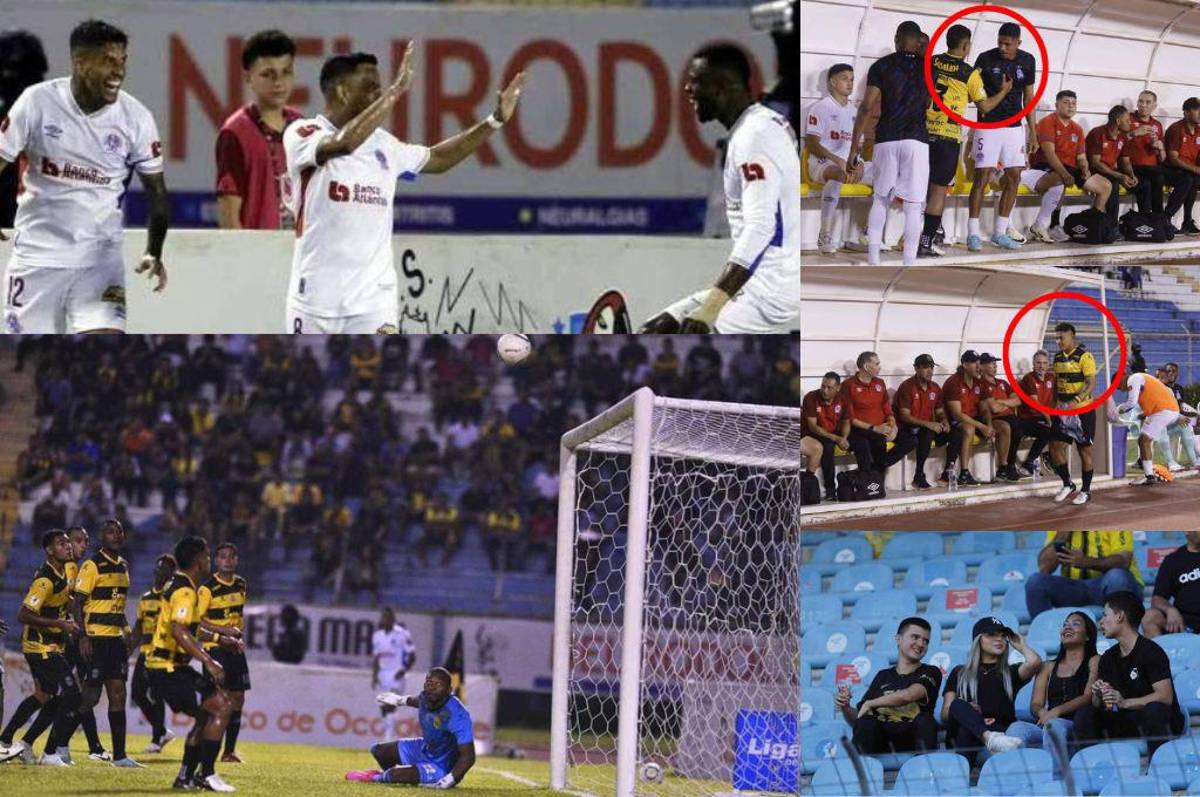 NO SE VIO EN TV: Feo gesto de Moya a Troglio, la modelo que reapareció y lo insólito que pasó en el Real España - Olimpia