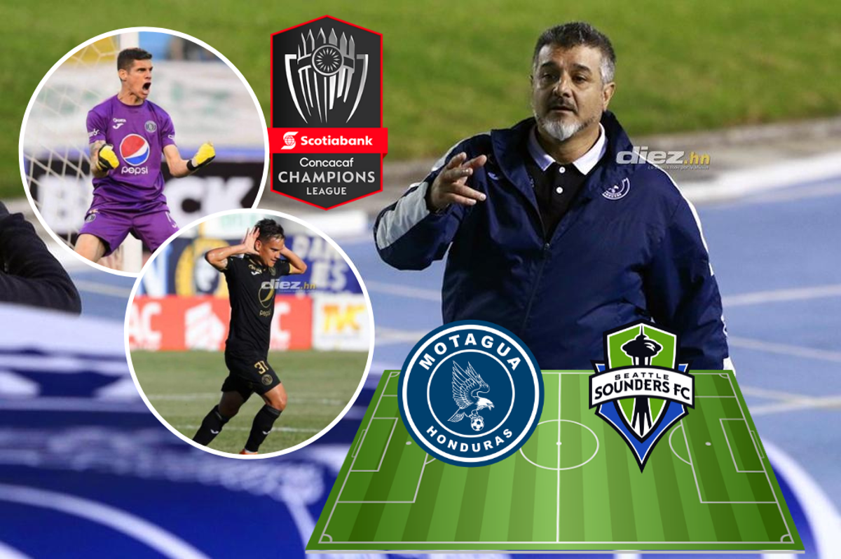 ¡Con cambios! La alineación de Motagua vs Seattle Sounders: Diego Vázquez quiere dar el primer zarpazo en la eliminatoria