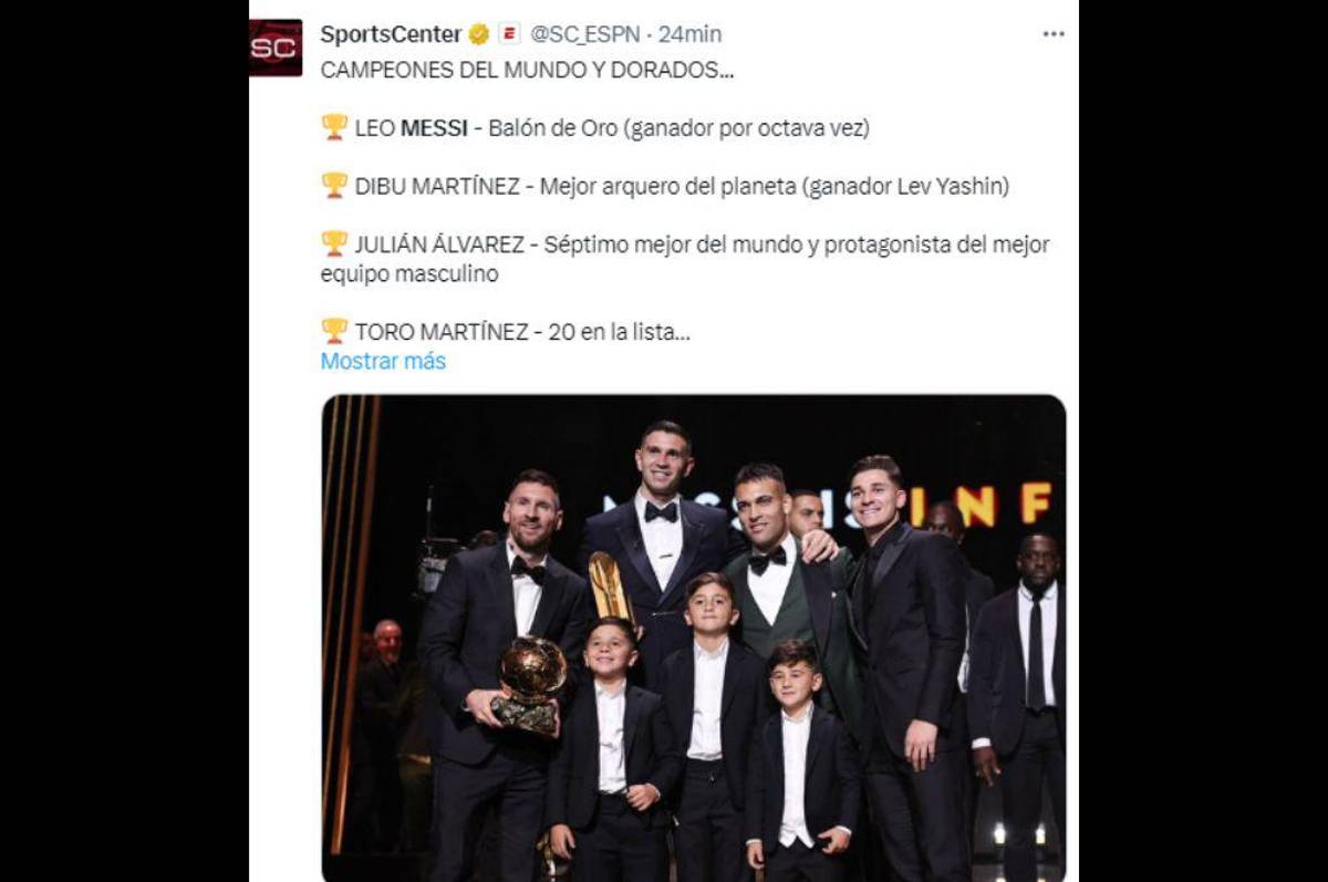 “Messi tiene más Balones de Oros que Brasil”, “leyenda”, “Infint8”: Las portadas internacionales se rinden ante el mejor del mundo