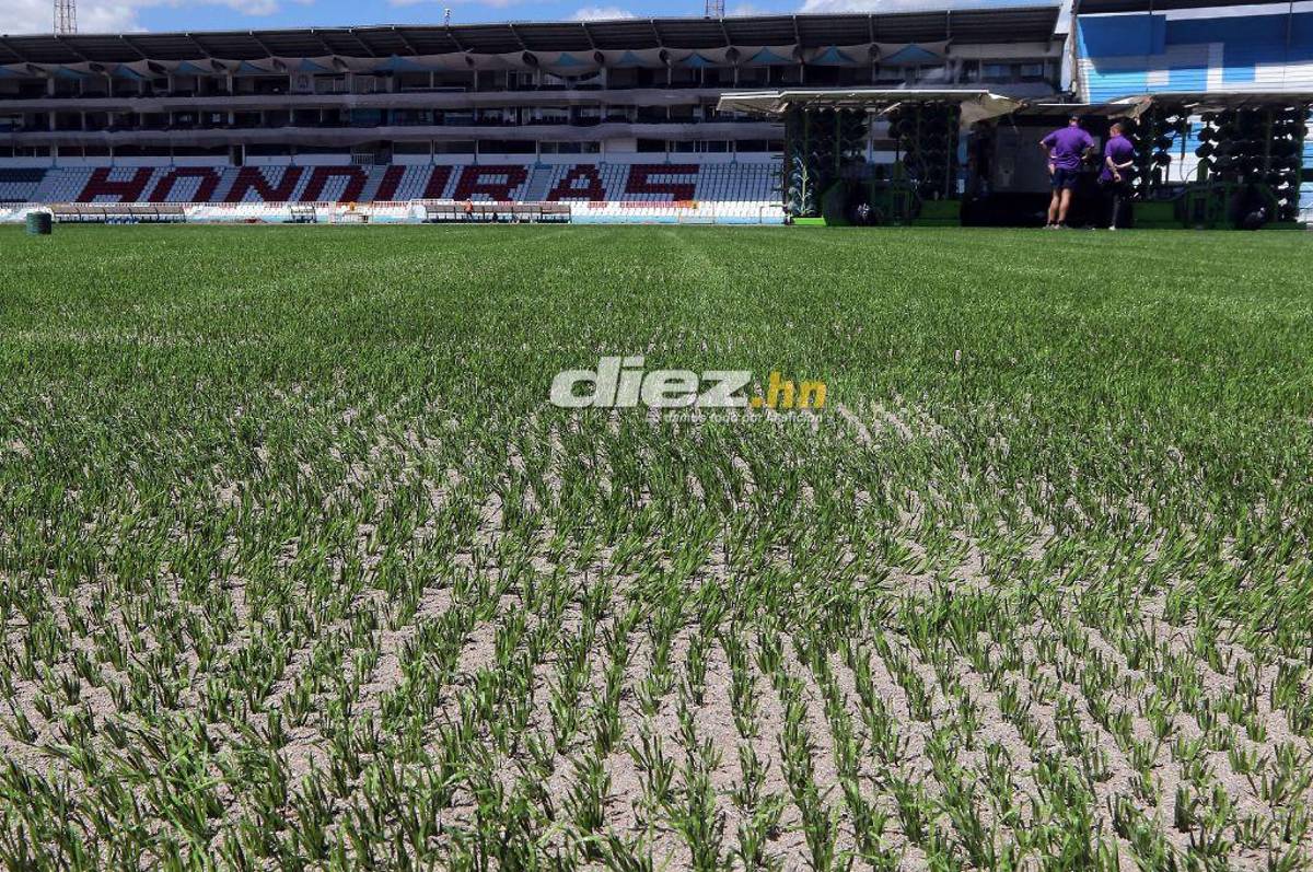 ¡Una belleza! Así luce el estadio Nacional Chelato Uclés con la implementación del césped sintético ¿Cuándo estará listo?