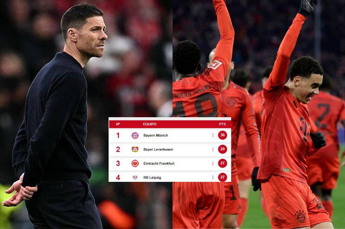 Leverkusen se aleja del bicampeonato tras la paliza del Bayern Múnich: así quedó la tabla de posiciones de la Bundesliga