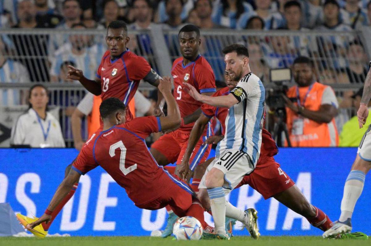 Lionel Messi sin duda fue el mejor hombre de Argentina ante los panameños. Foto: AFP