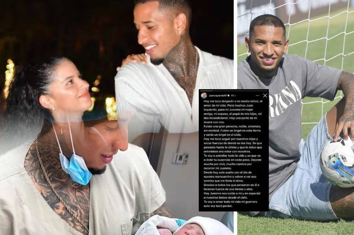 La desgarradora carta de despedida de la esposa del jugador de Nacional Juan Izquierdo: “Una parte de mí muere con vos”