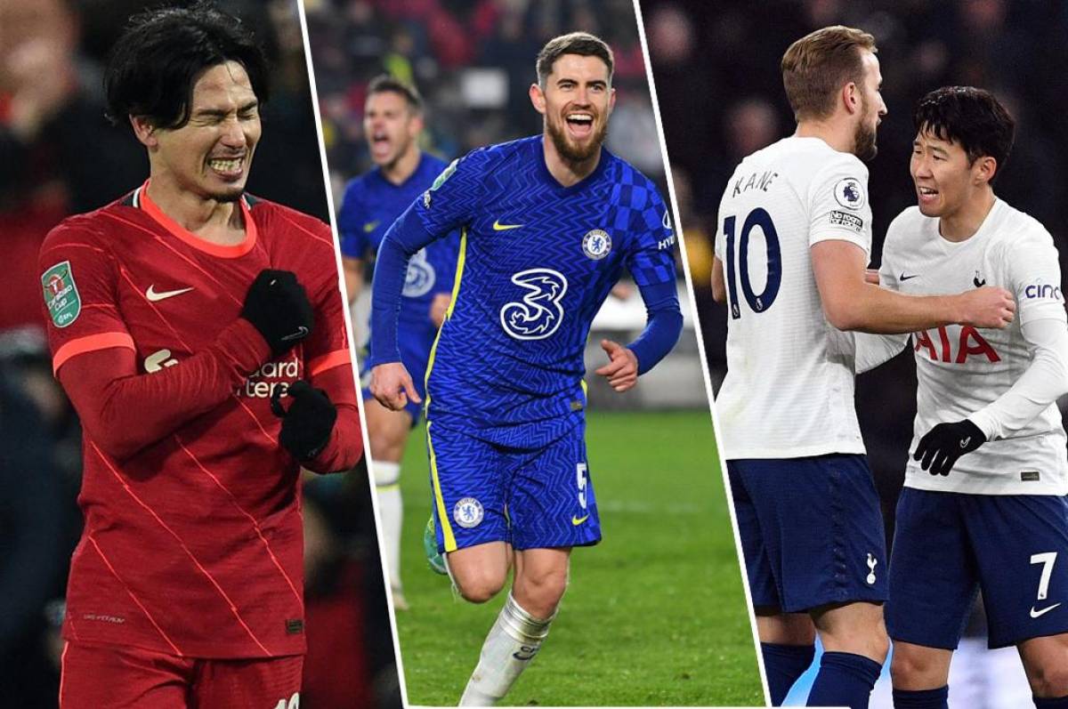 Liverpool, Chelsea y Tottenham avanzan a las semifinales de la Copa de la Liga en Inglaterra