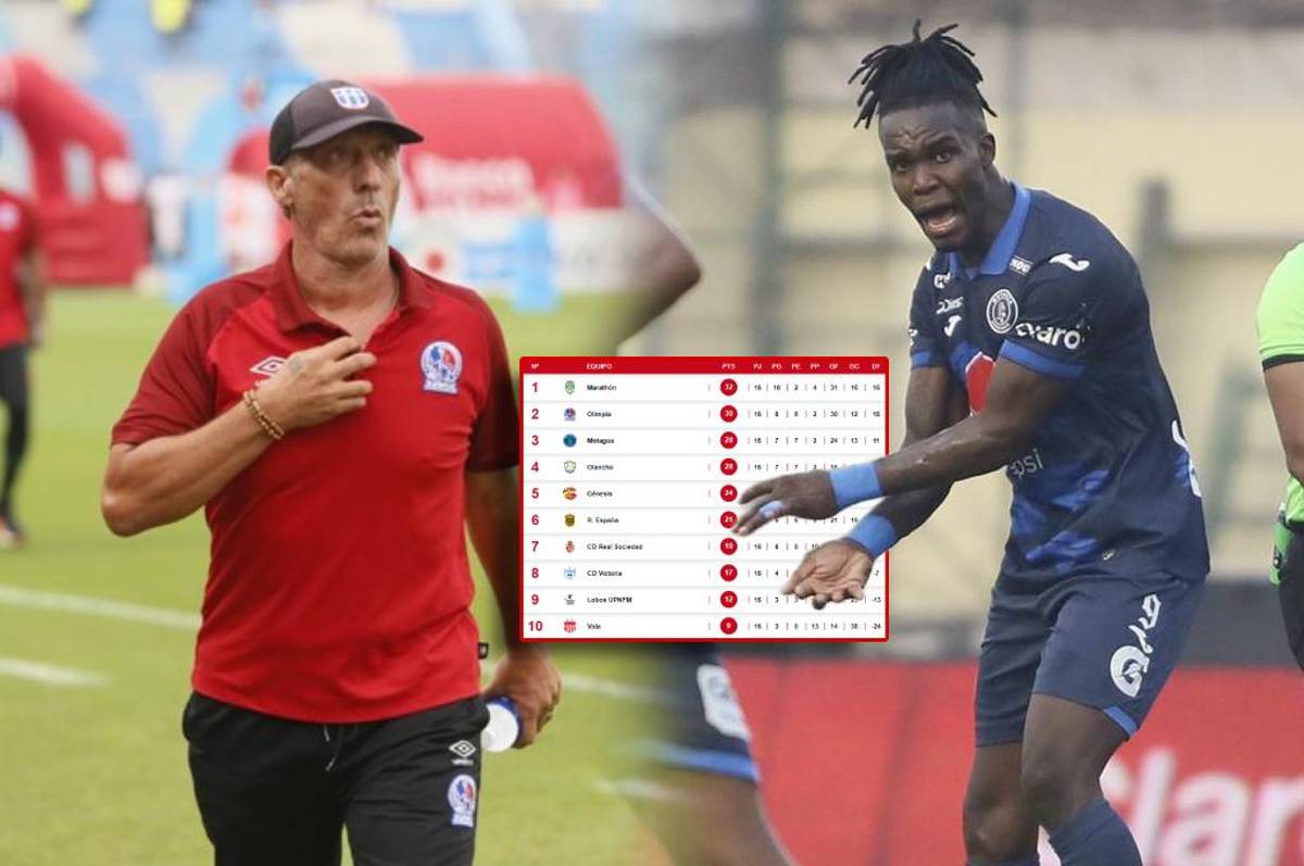 Olimpia evitó la derrota ante Motagua, pero hay nuevo líder: así quedó la tabla de posiciones de la Liga Nacional