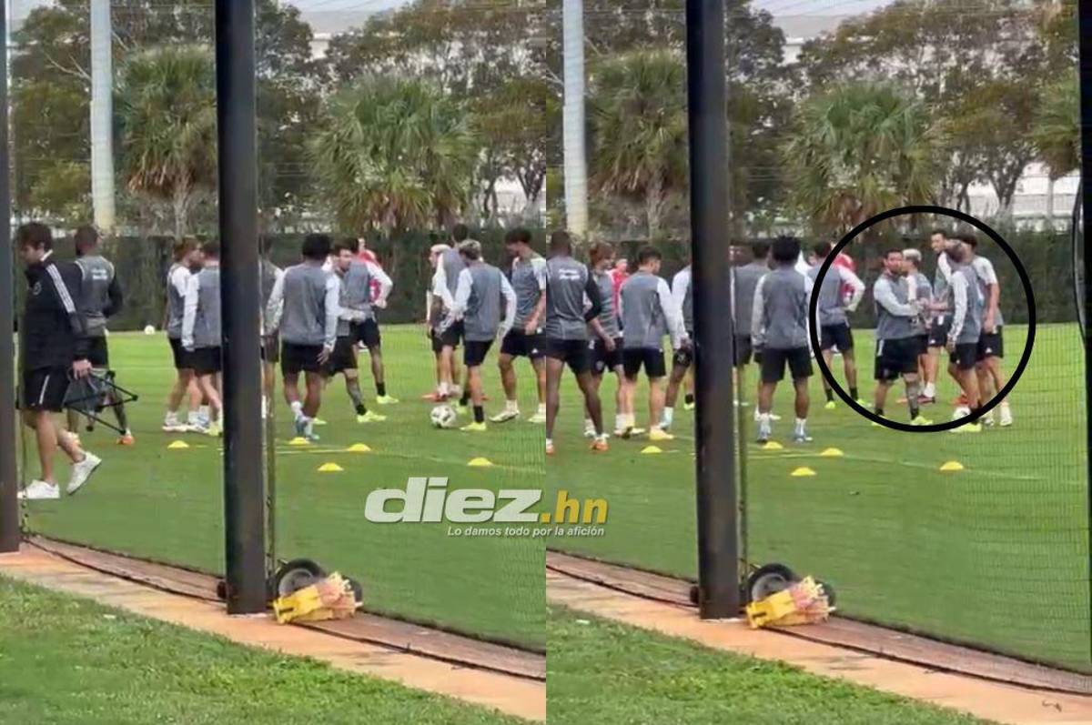 ¿Se podrán tomar fotos con Messi en El Salvador? El saludo del argentino con David Ruiz y los guardaespaldas del ‘10’