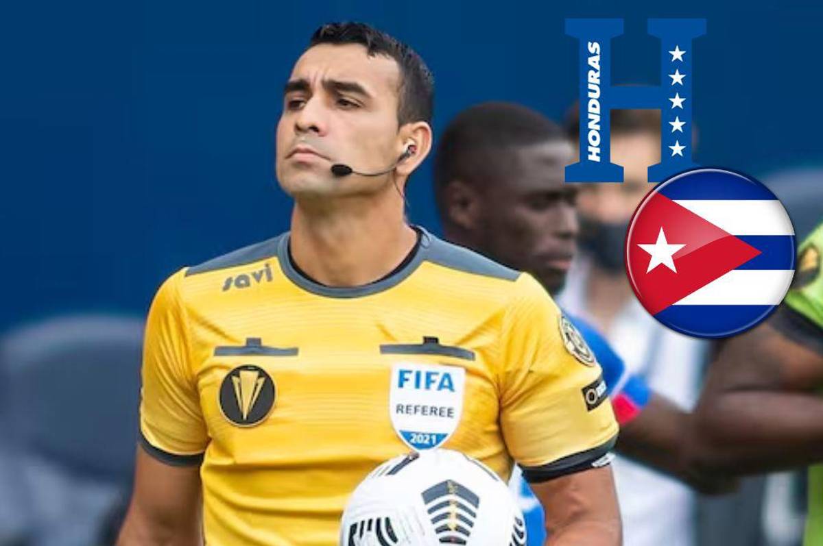 Oficial: Concacaf confirma el árbitro que impartirá justicia en el Honduras-Cuba en el estadio Nacional Chelato Uclés