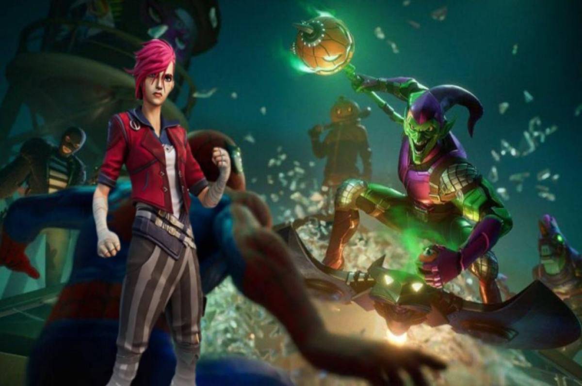 Fortnite: llegarán nuevas skins al juego, Vi, de Arcane (League of Legends), y el Duende Verde, némesis de Spider-Man