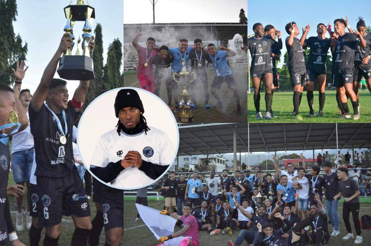 Alberth Elis cosechando estrellas: Panteras FC es campeón de la Liga Mayor de San Pedro Sula en su primer torneo