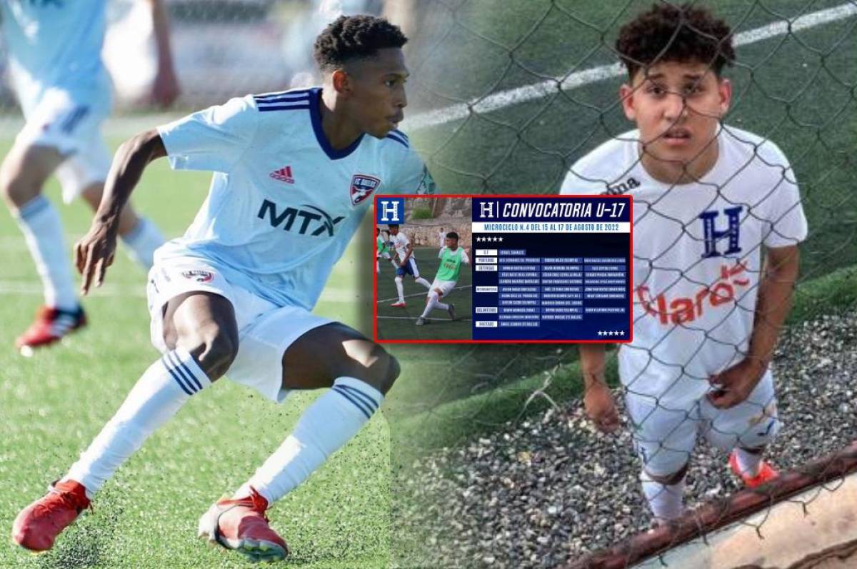 Tiene 16 años y mide 1.90 metros: Selección Sub-17 de Honduras convoca a dos legionarios para microciclo