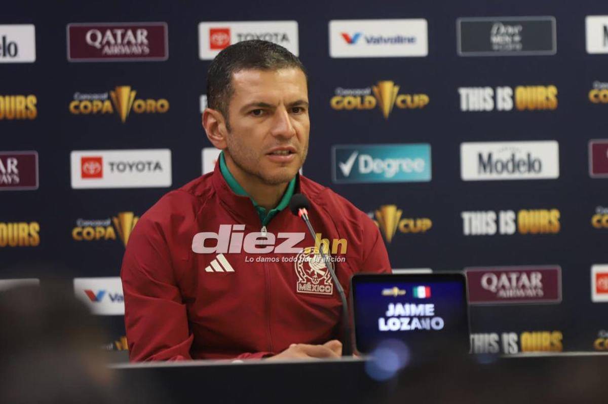 Jaime Lozano, DT de México, y lo que le preocupa de Honduras: “Son jugadores rápidos, descarados y fuertes físicamente”
