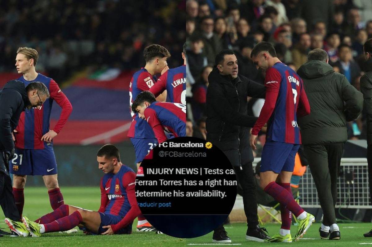 OFICIAL: Barcelona informa la dura lesión que sufrió Ferrán Torres y el tiempo que estará de baja ¿llegará a Champions?