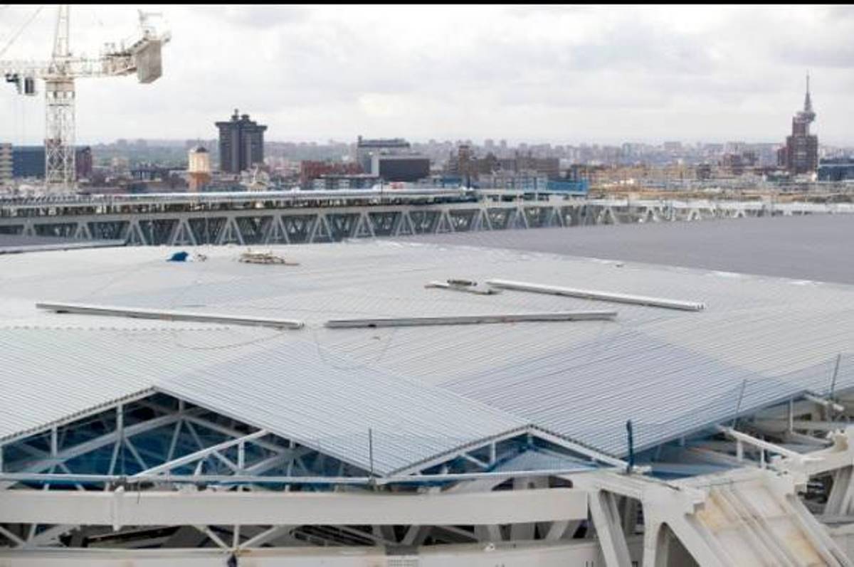 ¡Impresionante! Las nuevas imágenes de las obras del Santiago Bernabéu; el techo toma forma y cuándo estará listo el estadio