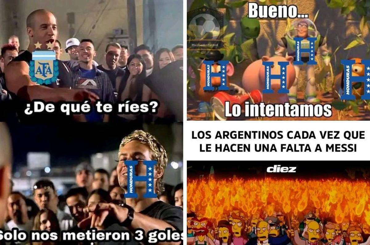 Los memes destrozan a la Selección de Honduras tras la derrota ante Argentina y Messi tampoco se salva