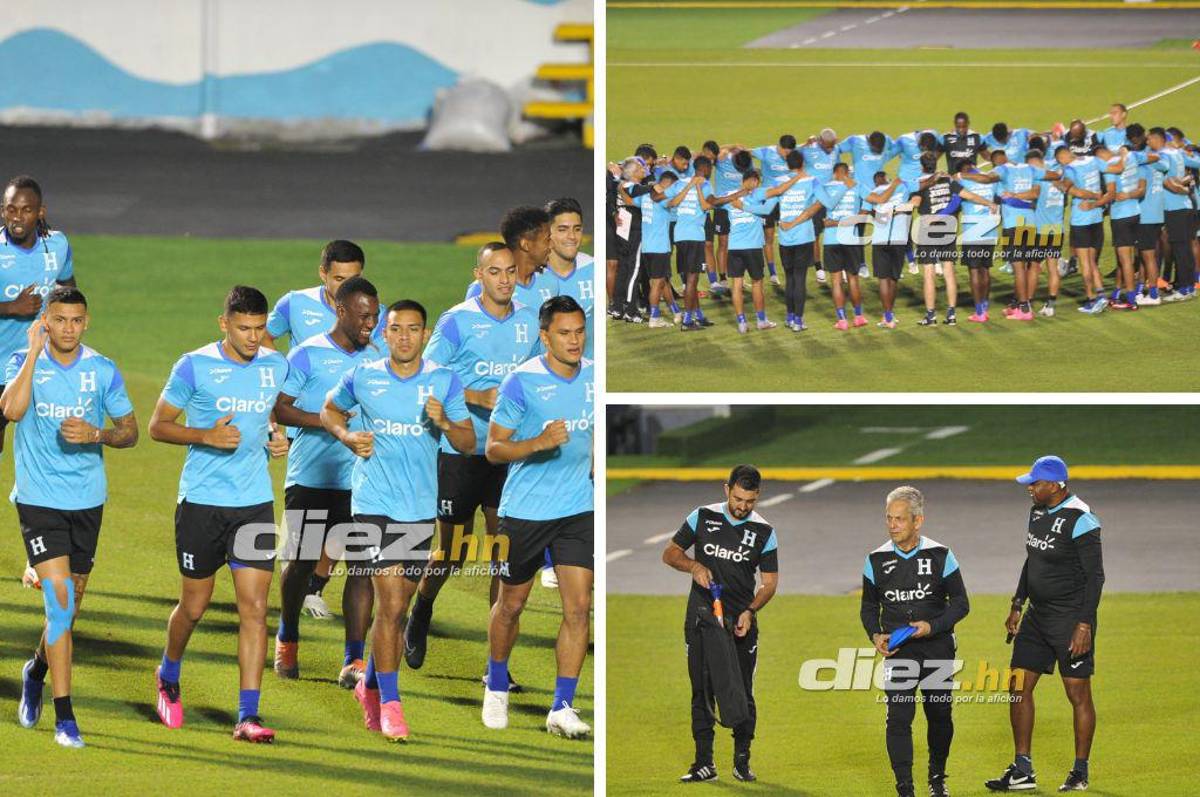 Avión-hotel-estadio: La Selección de Honduras realizó su primer entreno en el Chelato Uclés con dos novedades