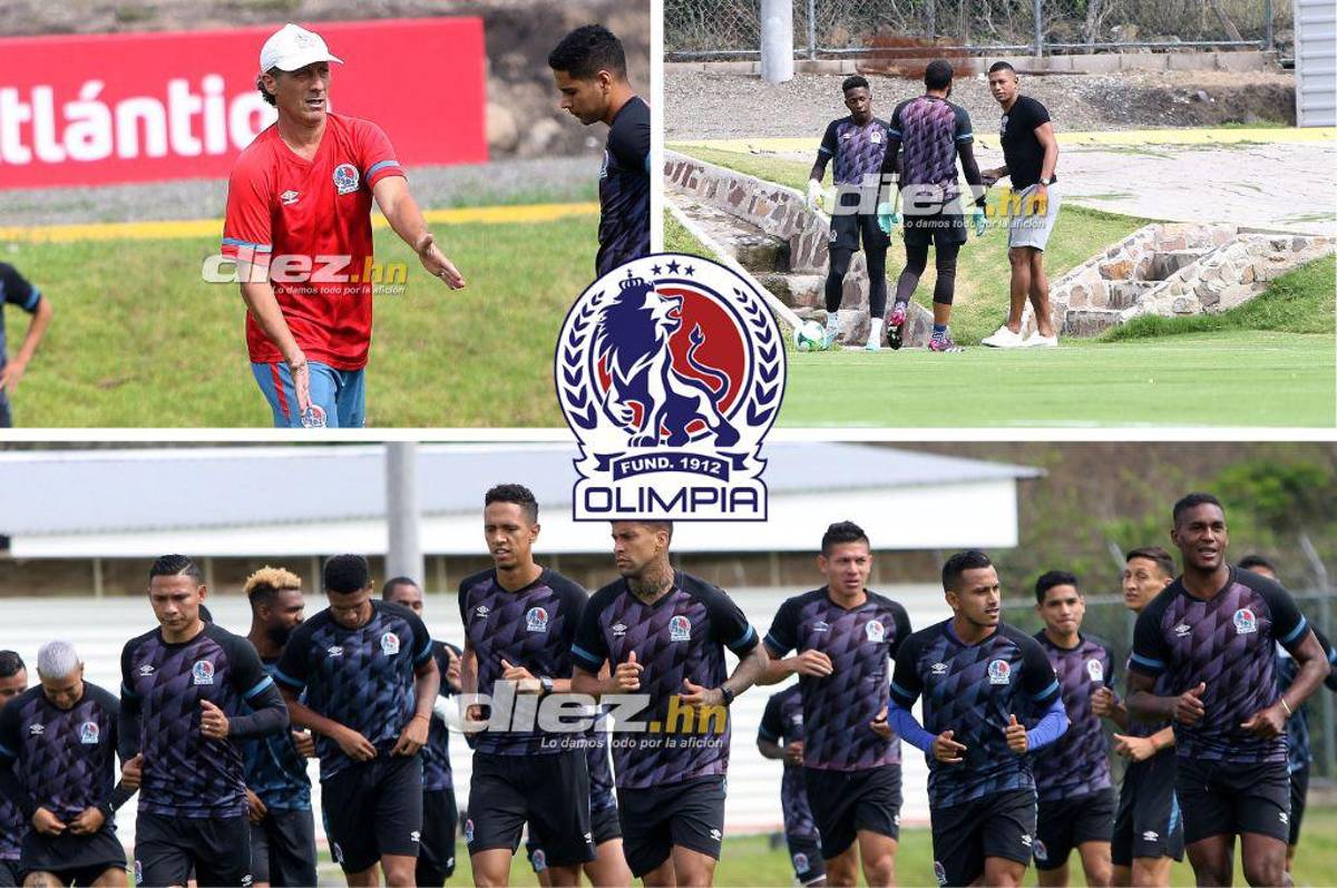 Visita de lujo, las órdenes de Pedro Troglio y las apuestas de Menjívar; así entrenó el Olimpia previo a la final ante Olancho