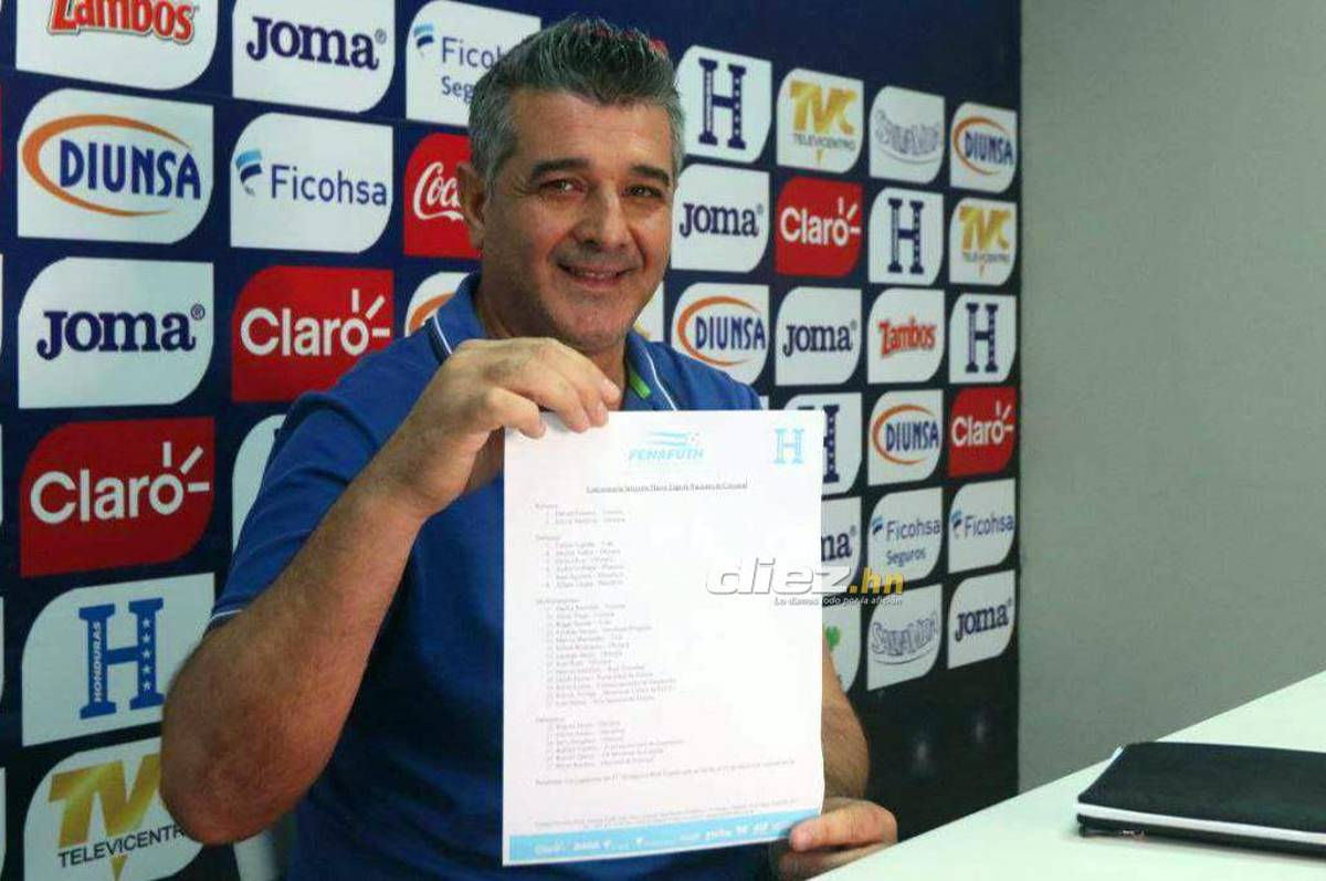 OFICIAL: Convocatoria de la Selección de Honduras para los juegos de Liga de Naciones de Concacaf con 8 legionarios