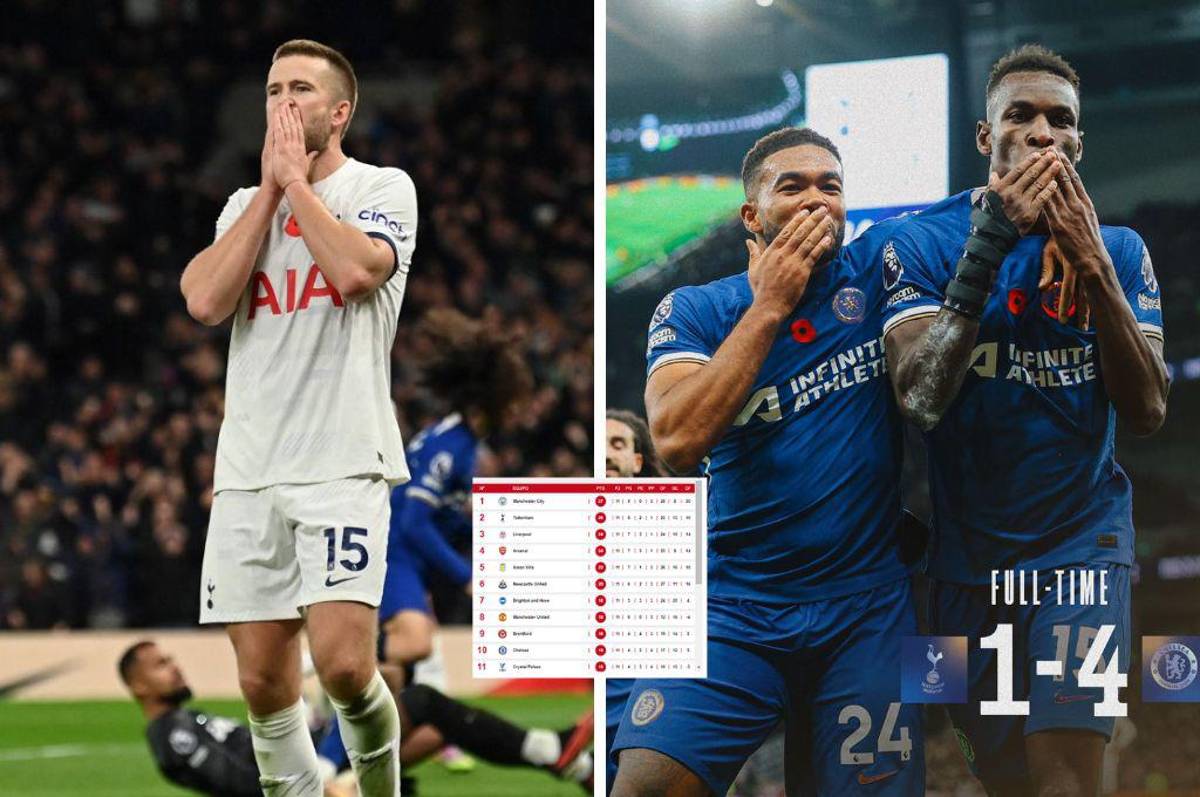 Sonríe Pep Guardiola y adiós invicto: Así quedó la tabla de la Premier League tras goleada del Chelsea al Tottenham