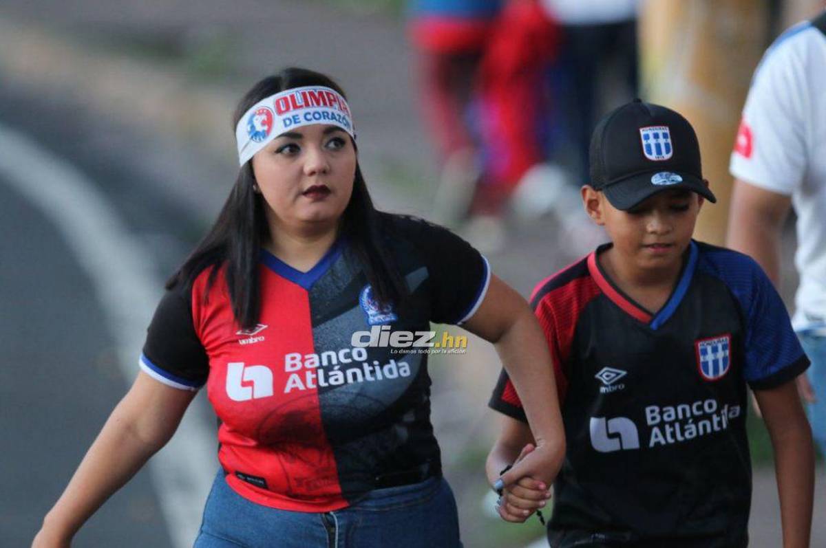 Mensaje a Municipal, el carro que se quedó botado y las chicas: ambientazo previo al partido de Olimpia por Liga Concacaf