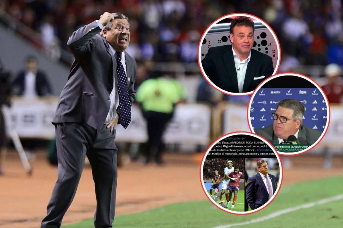 Una gran chambonada: Faitelson no lo perdona; la prensa apunta al Piojo Herrera tras su fracaso con Costa Rica