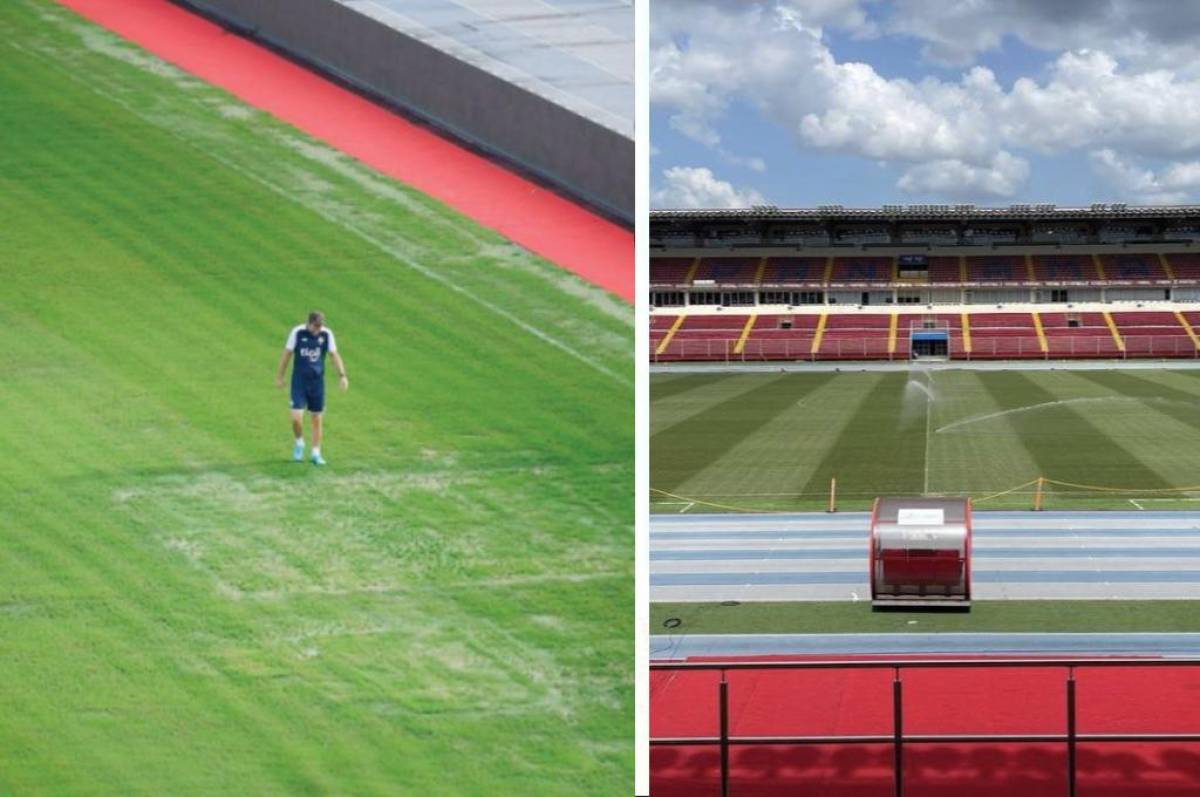 Así pasó de estar el estadio Rommel Fernández a finales del 2021 a verano del 2022.