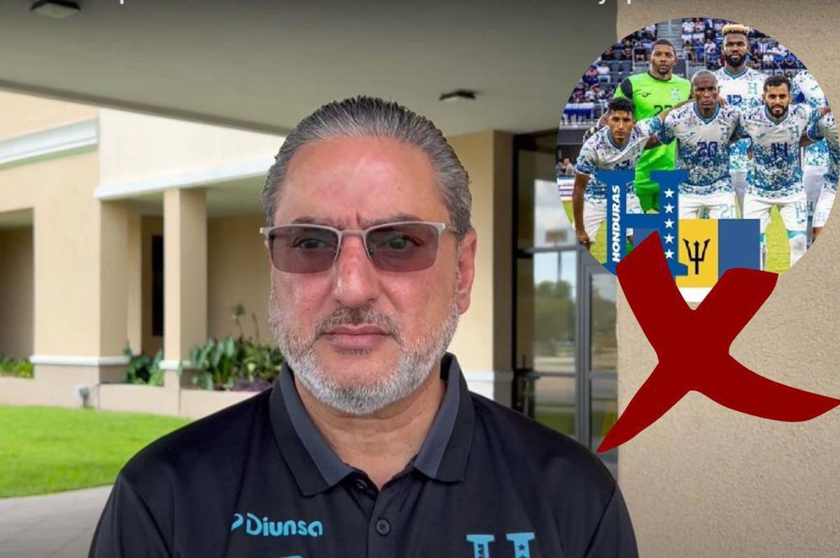 Gerente de la Selección de Honduras confiesa las razones que llevaron a la cancelación del amistoso ante Barbados