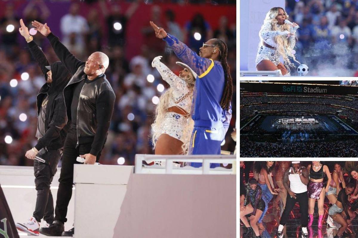 Simplemente impresionante: Las imágenes del show de medio tiempo del Super Bowl; hubo invitado sorpresa