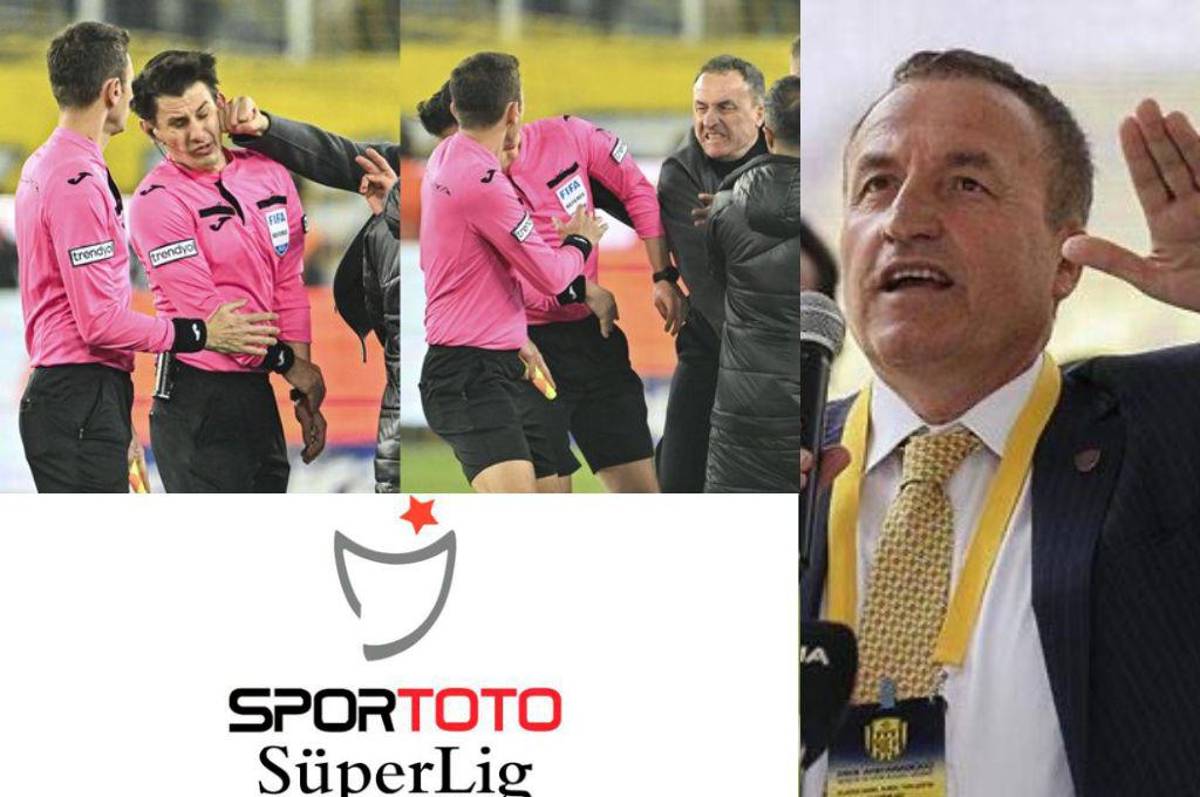 La drástica decisión que tomó la Liga de Turquía tras la agresión al árbitro del partido entre Ankaragücü y el Rizespor