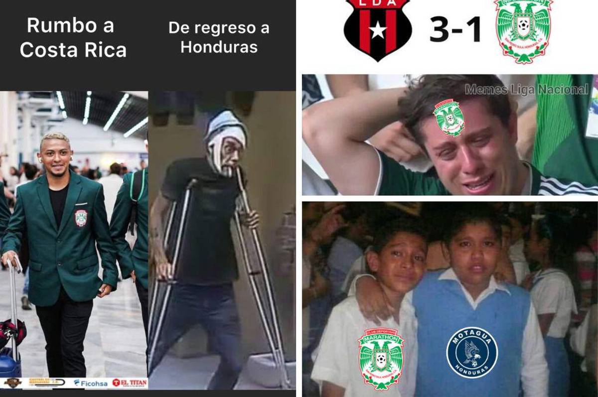 Los memes destrozan a Marathón tras perder ante Alajuelense en la Copa Centroamericana de Concacaf