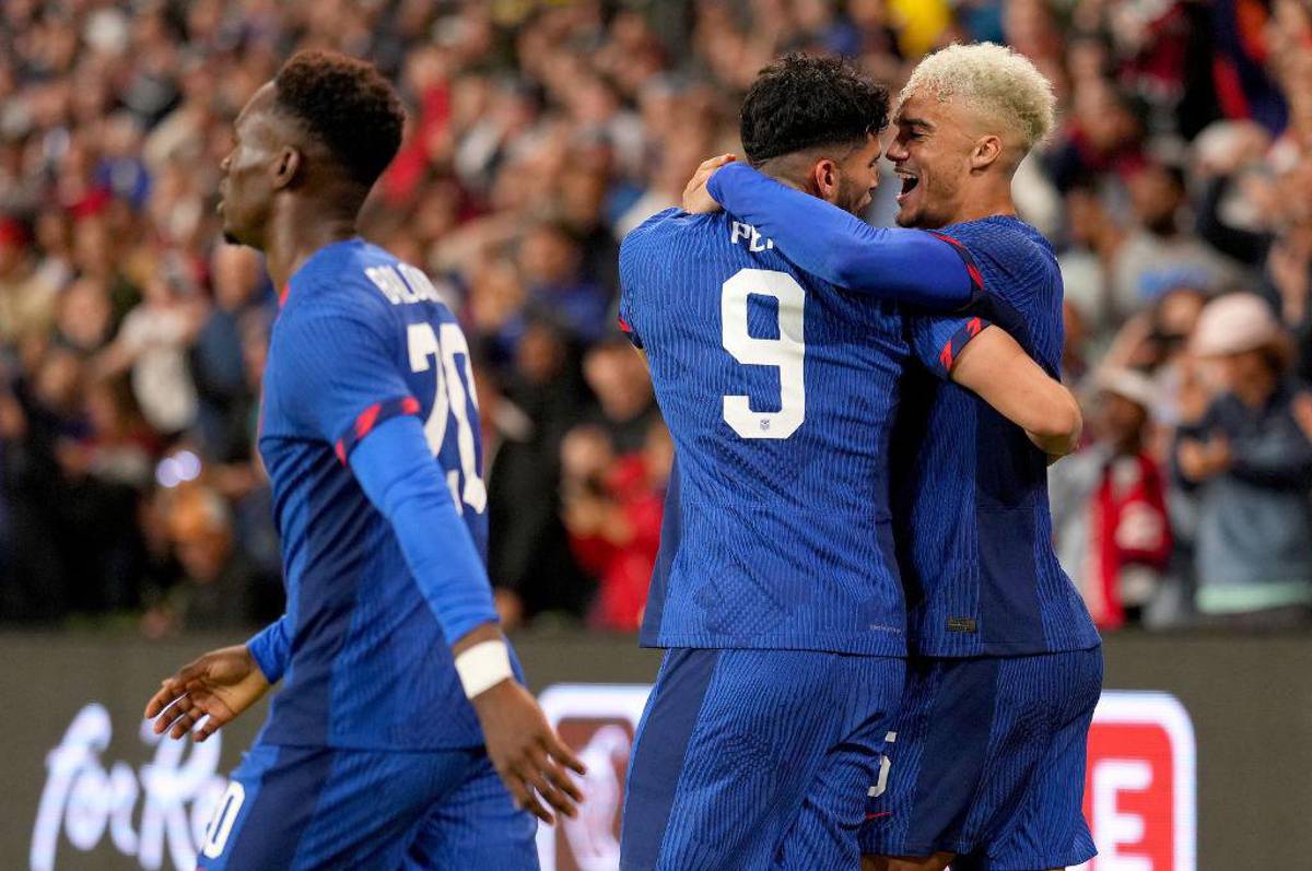 Estados Unidos goleó a Trinidad y Tobago en la ida de los cuartos de final de la Liga de Naciones y pone un pie en la Copa América