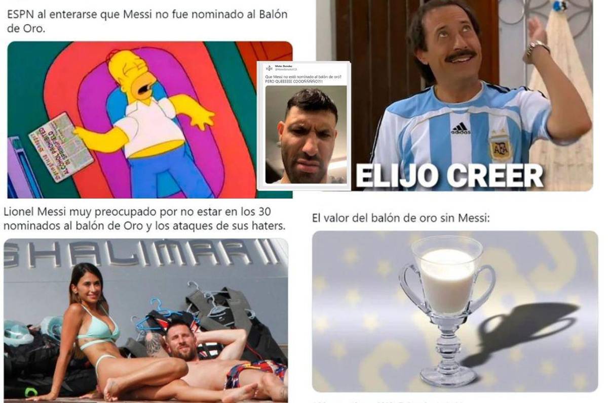 Para reír: Los jocosos memes que dejó la no nominación de Messi al Balón de Oro 2022; No perdonan a los franceses