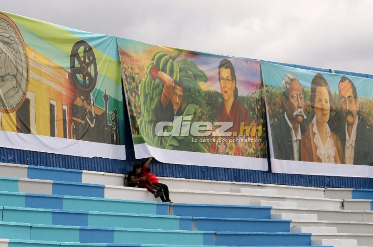 Chelato Uclés vive: Así luce el estadio Nacional previo a la toma de posesión presidencial de Xiomara Castro; la cancha quedará más destrozada