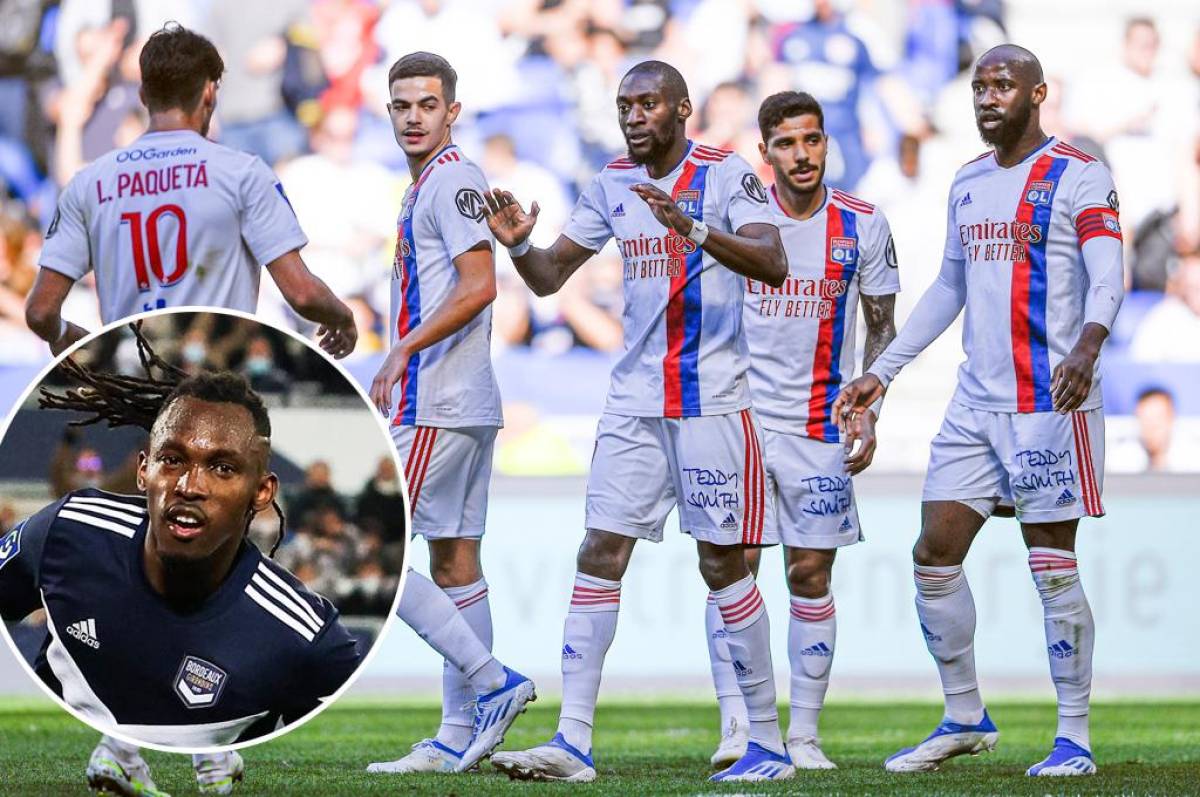 ¿Qué pasó con Alberth Elis? Burdeos es goleado por el Lyon en Francia y el hondureño no aparece