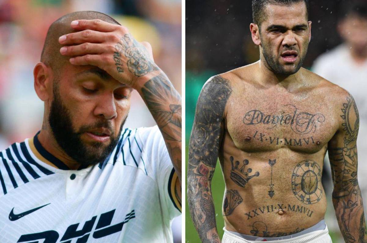 Lo delató: El tatuaje que dejó en evidencia al futbolista brasileño Dani Alves, acusado de violación