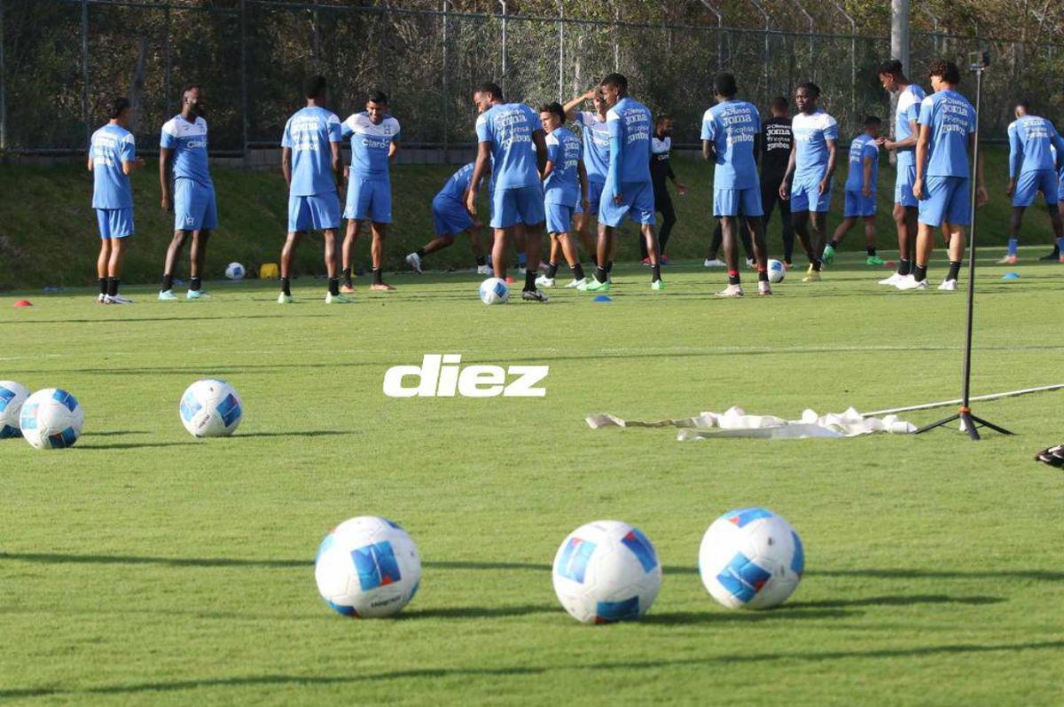 Así fue el segundo entreno de la Selección de Honduras que se prepara para buscar la clasificación a la Copa Oro 2025