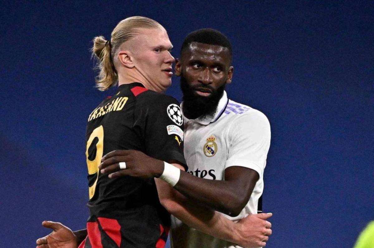 Rüdiger le manda un mensaje picante a Haaland previo al partido de Champions: “No es el delantero más complicado”