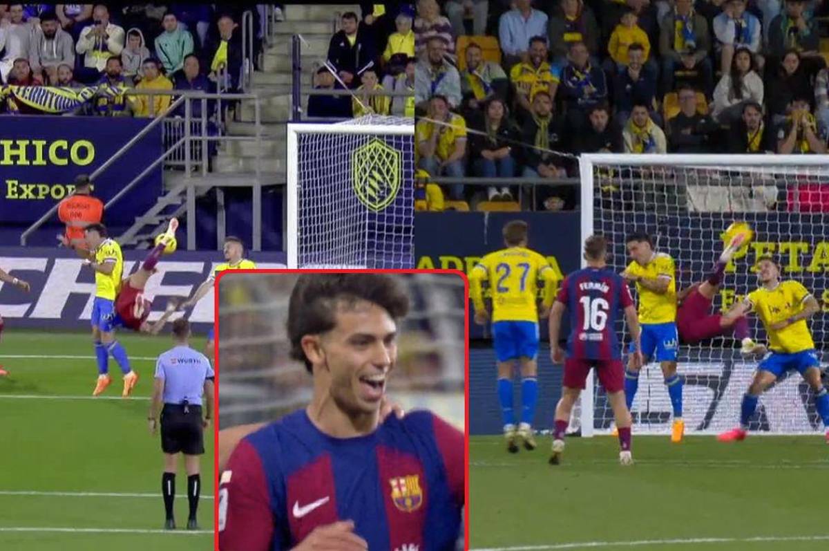 ¡Locura de Joao Félix! Así fue el golazo de chilena del portugués en el Barcelona - Cádiz por la Liga Española