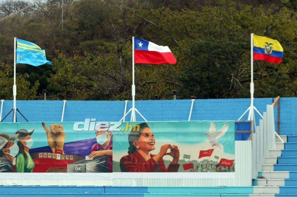 ¡Todo listo! Así luce el estadio Nacional de Tegucigalpa para la toma de posesión de Xiomara Castro