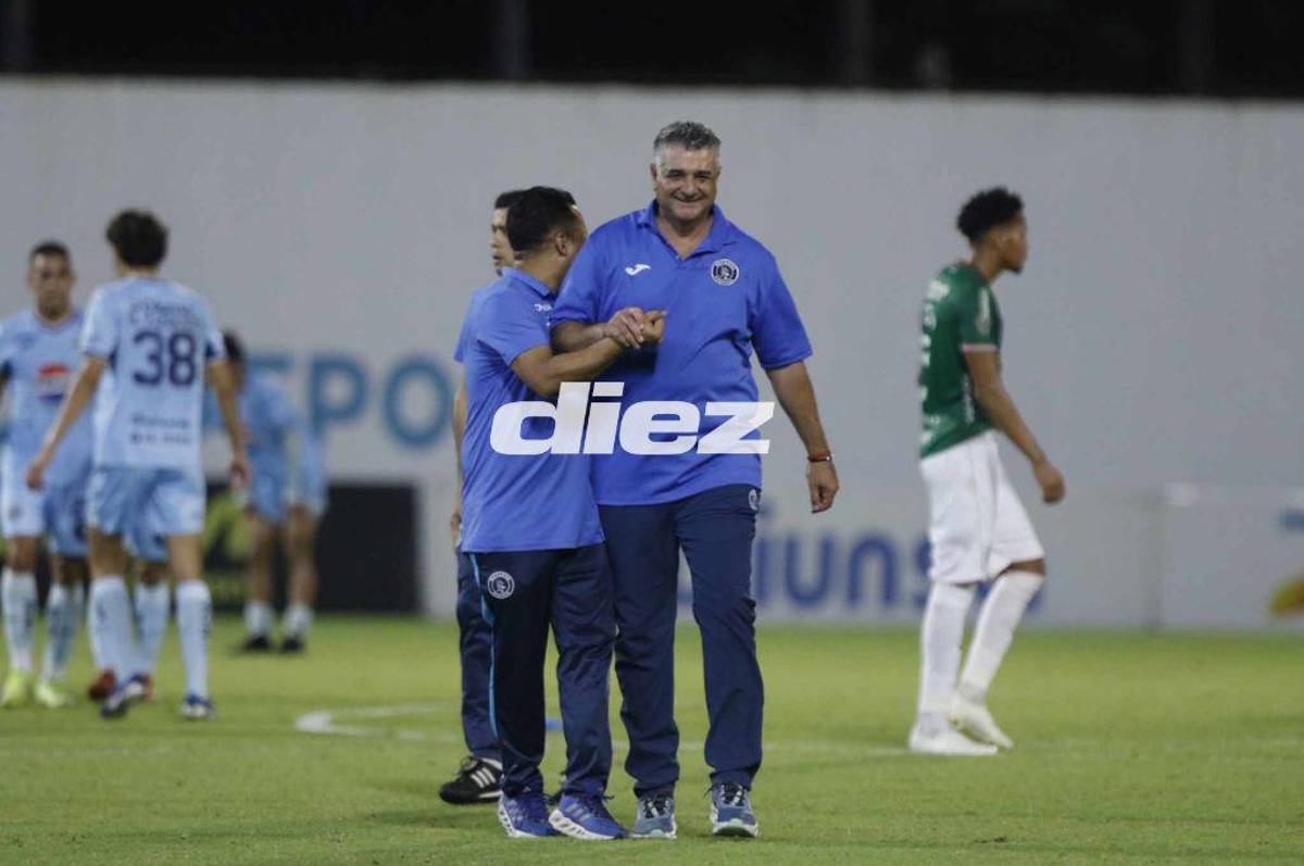El provocador gesto de jugador de Motagua, niño sorprende a Anangonó y el abrazo de Diego Vázquez con su hijo tras el gol