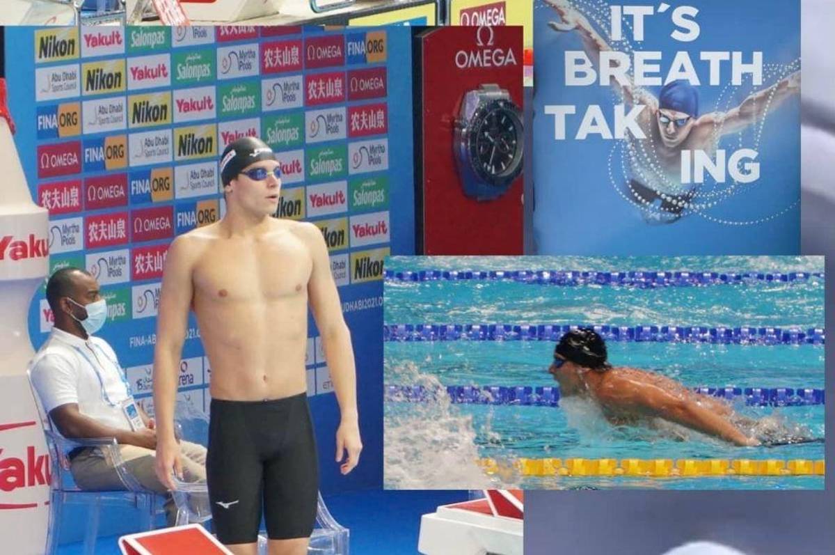 Nuevo récord nacional del hondureño Carlos Vásquez en el Campeonato Mundial Piscina Corta