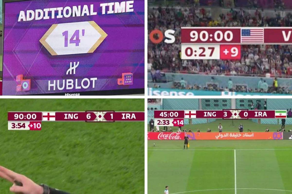 ¡Más de una hora se ha agregado en total en los cuatro partidos! La locura de los minutos añadidos en el Mundial de Qatar 2022