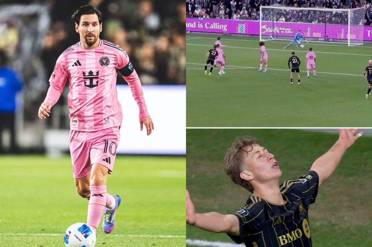 Duro revés para Messi: Con polémica, LAFC pegan primero ante el Inter Miami por los cuartos de la Champions Concacaf Cup