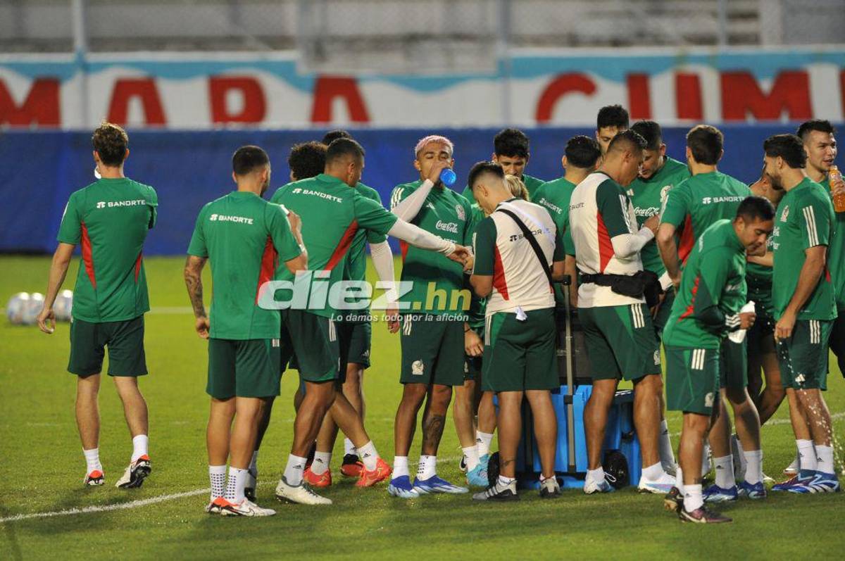 Así fue el entrenamiento de la selección de México en el estadio Nacional Chelato Uclés: Risas y con todas sus figuras