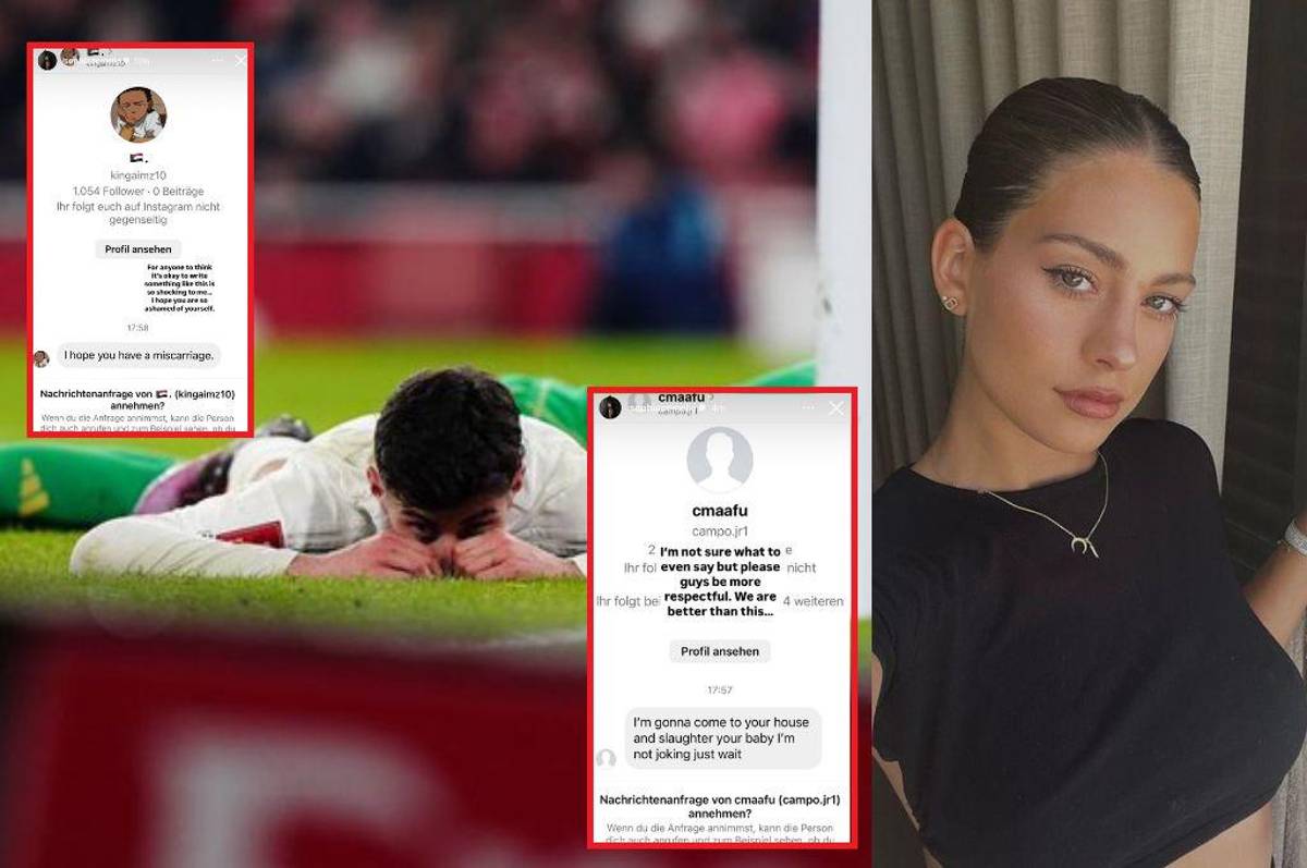 “Voy a ir a tu casa y asesinar a tu bebé”: mujer de jugador de Arsenal denuncia durísimas amenazas tras la eliminación
