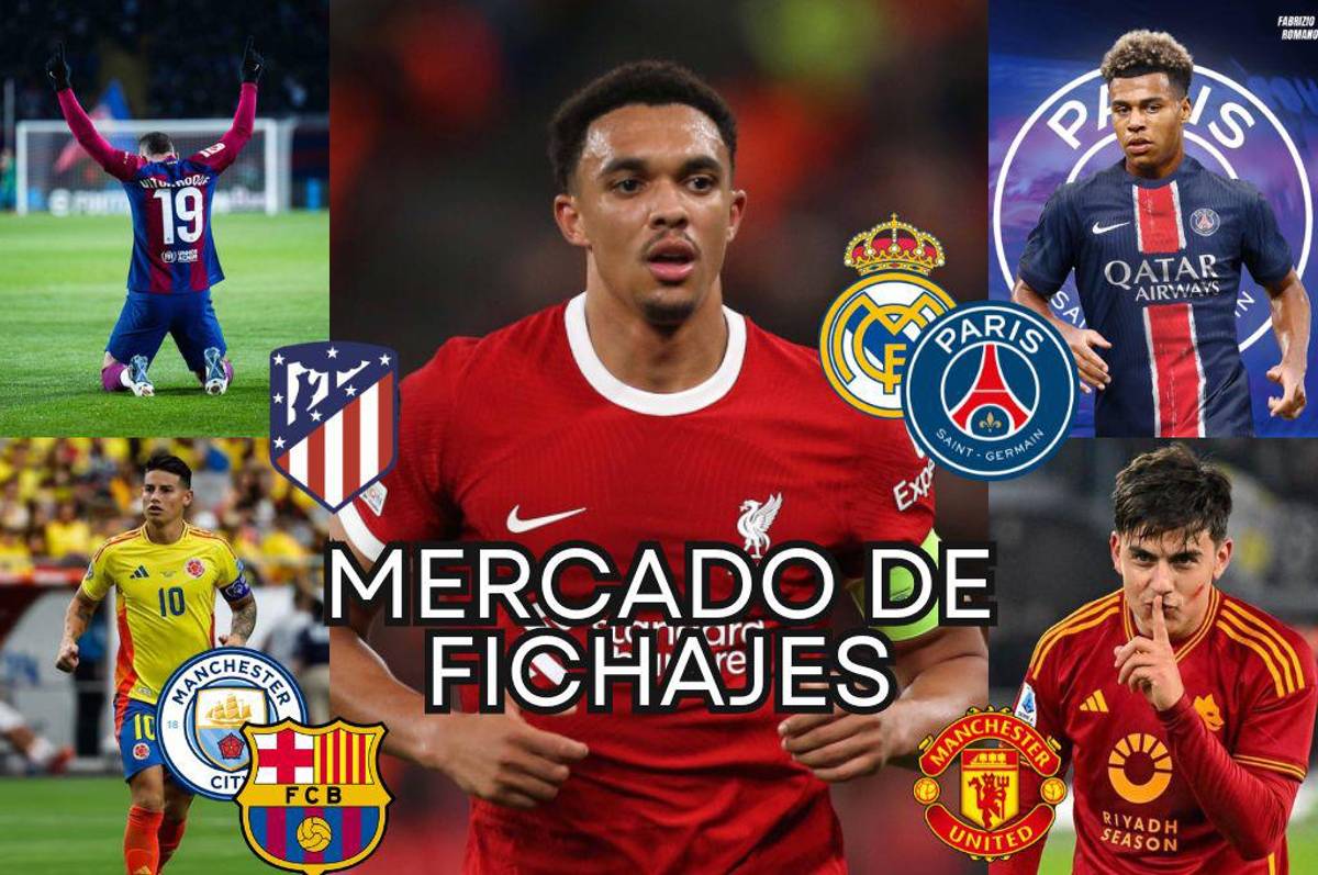 Alexander-Arnold al Madrid y Ancelotti vende delantero, las dos bajas del Barcelona y el bombazo del PSG por 60 millones